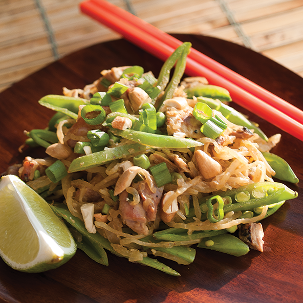 Pad Thai with Sunflower Seed Butter Sauce | meljoulwan.com