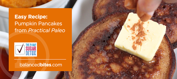 Balanced Bites Paleo Pumpkin Pancakes