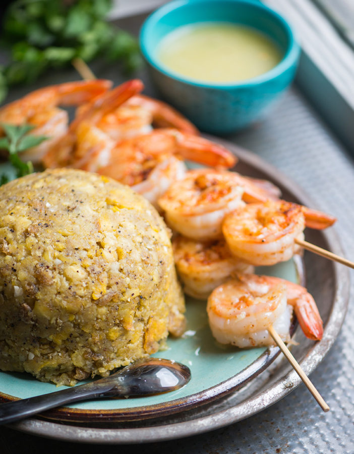 Paleo Mofongo with Garlic Sauce