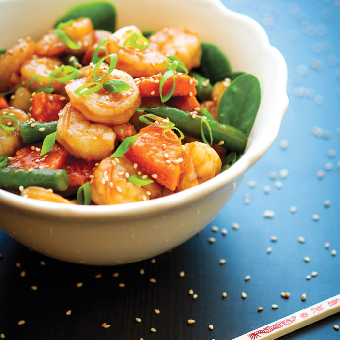 Sweet & Spicy Shrimp Stir-Fry - Paleo & Whole30