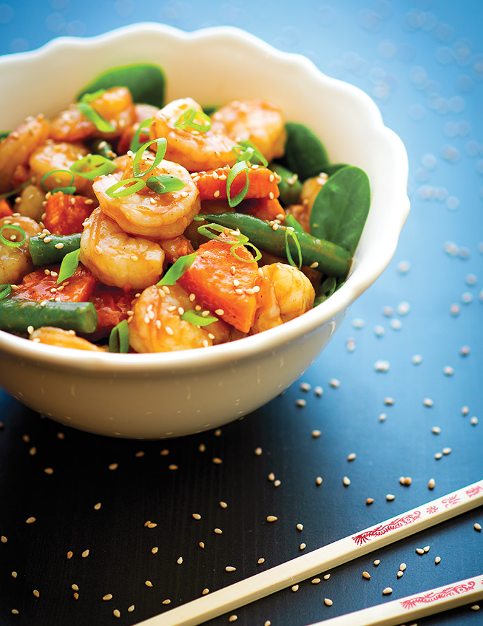 Sweet & Spicy Shrimp Stir-Fry - Paleo & Whole30